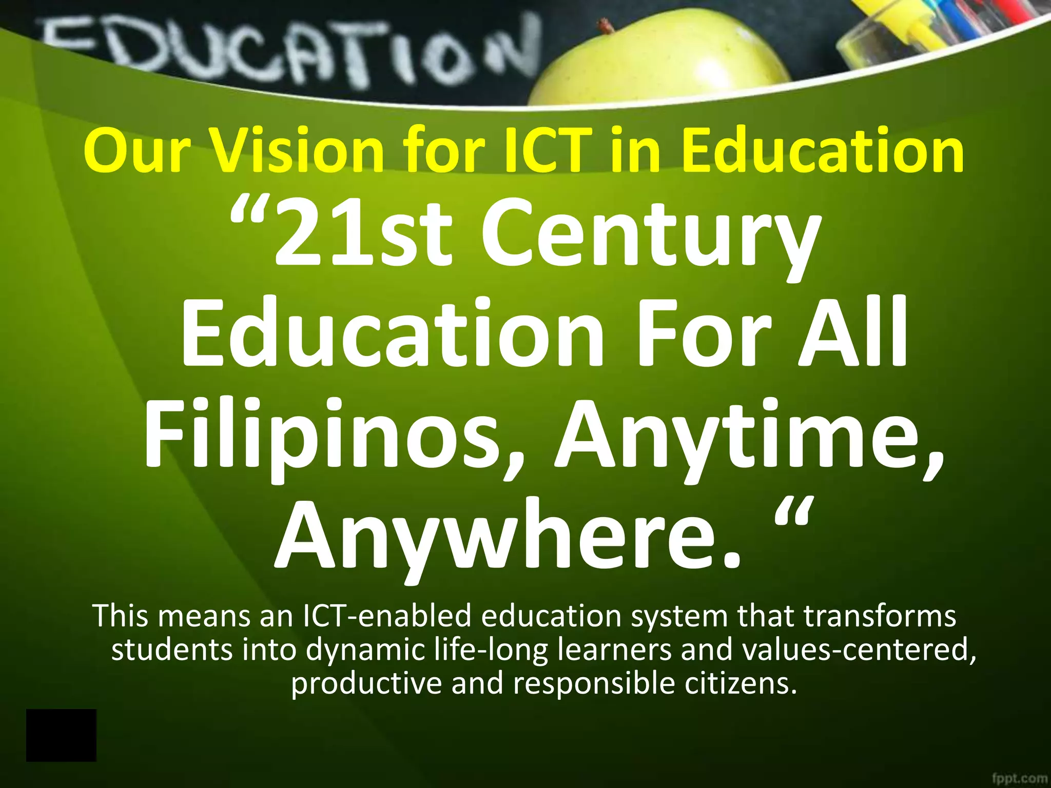 ICT EDUCATION IN THE PHILIPPINES | PPTX