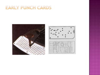Early punch cards