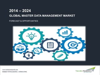 GLOBAL MASTER DATA MANAGEMENT MARKET
FORECAST & OPPORTUNITIES
2014 – 2024
MARKET INTELLIGENCE . CONSULTING
www.techsciresearch.com
 
