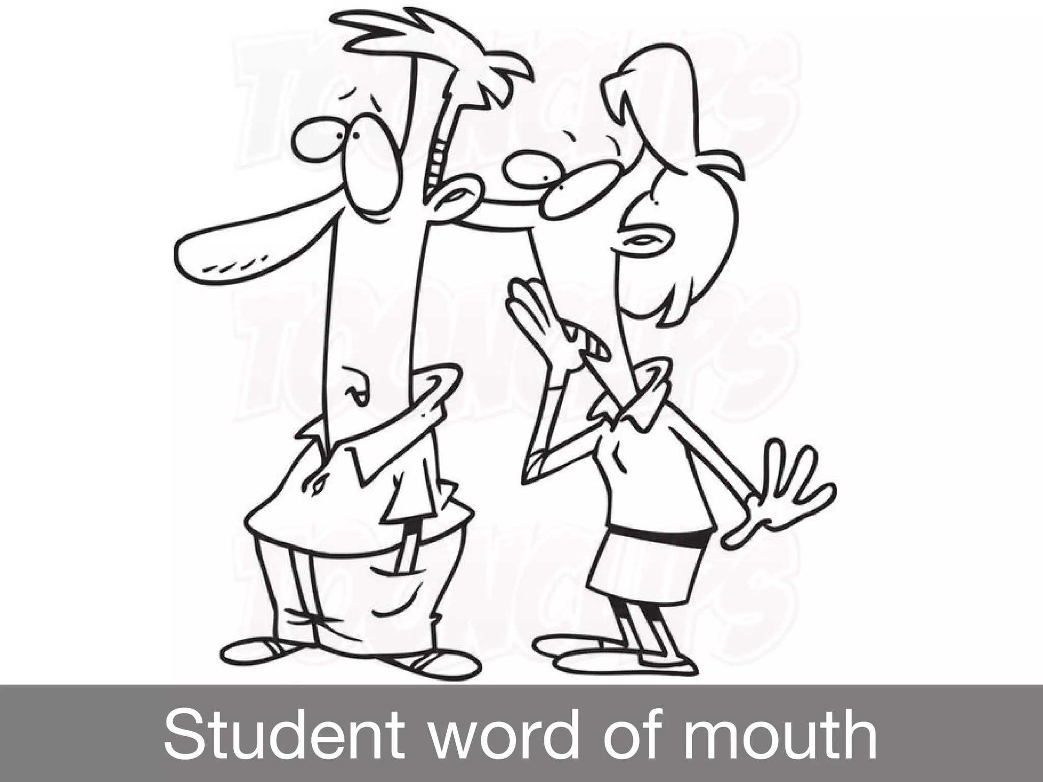 Student word of mouth
Glassdoor
 