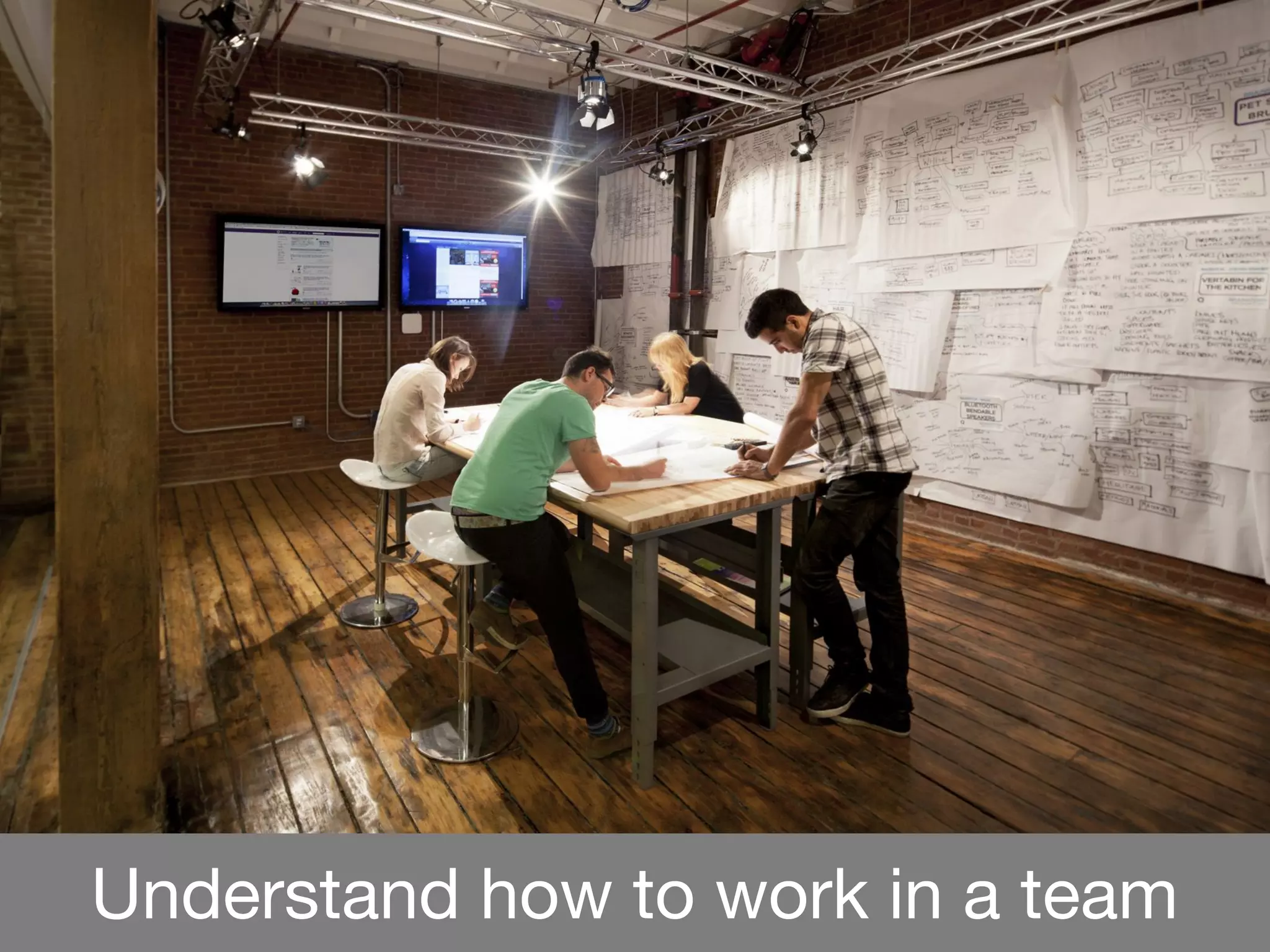 Understand how to work in a team
 