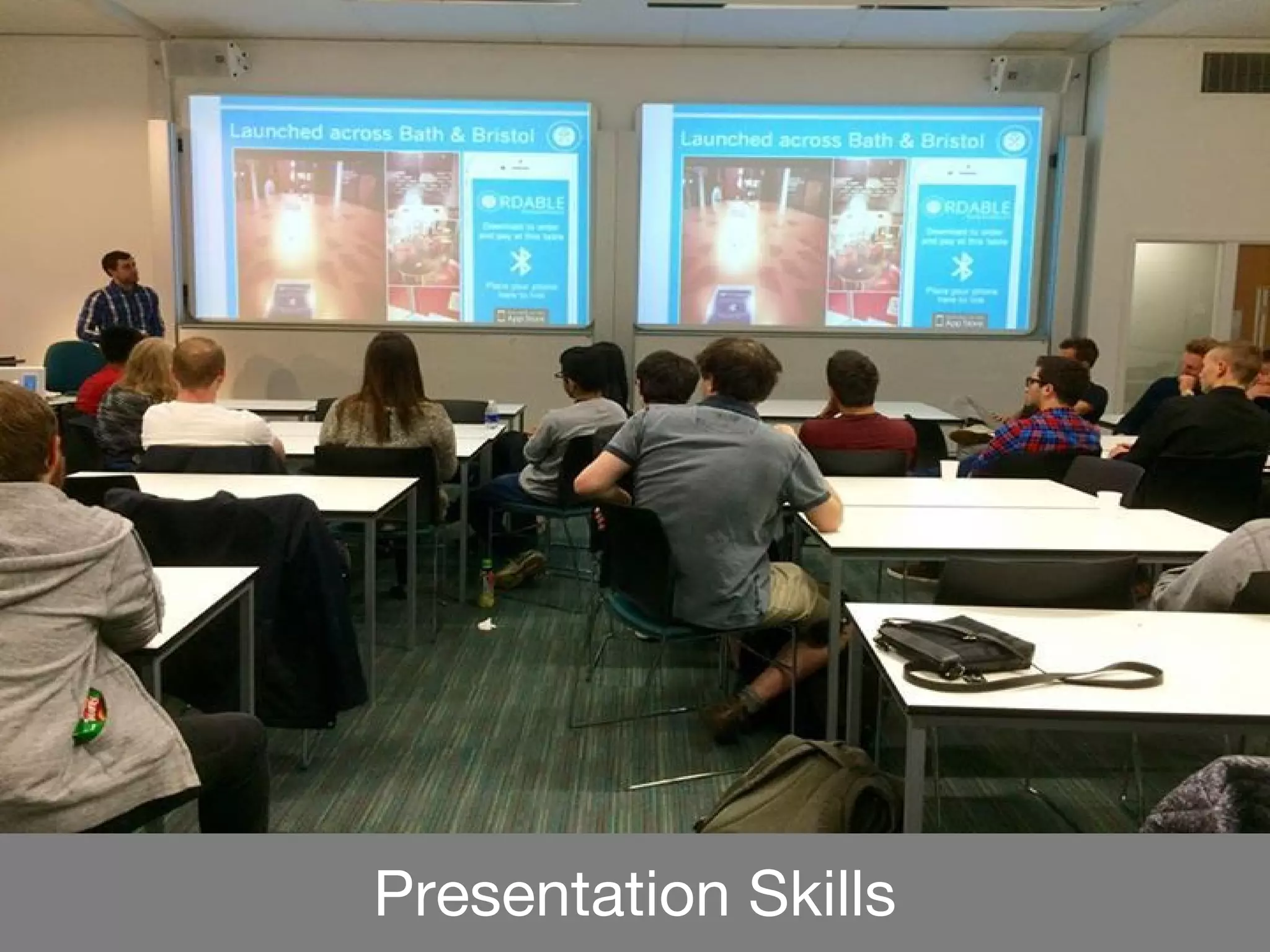Presentation Skills
 