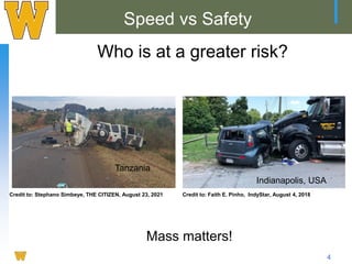 The Impacts of Posted Speed Limits on Road Users’ Safety: Practices and ...