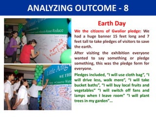 STRATEGIES PROPOSEDWe used the information packages sent to us by Centre for Environment Education and United Nations Information Center. We even showed them the video ‘Under One Sky’ prepared for Animal Action Week by International Fund for Animal Welfare .Students liked the videos and enjoyed the activities.Each student got few stickers about how to fight Climate Change and a poster about 12 things we can do to fight Climate Change