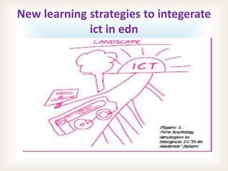 New learning strategies to integerate
ict in edn
 