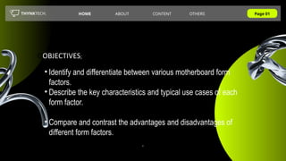 Comprehensive Guide to Computer Motherboard Form Factors and Their Uses ...