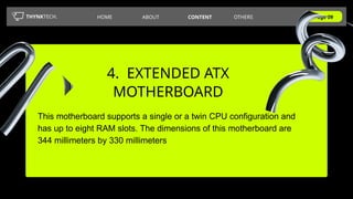Comprehensive Guide to Computer Motherboard Form Factors and Their Uses ...