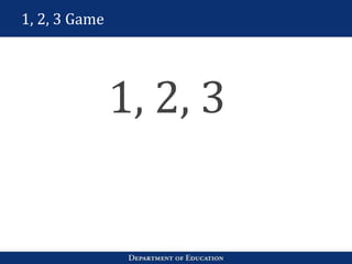 1, 2, 3 Game
1, 2, 3
 