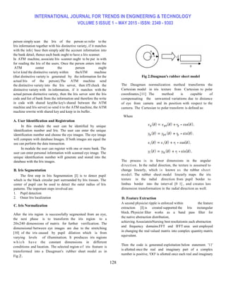 IRIS Recognition Based Authentication System In ATM | PDF