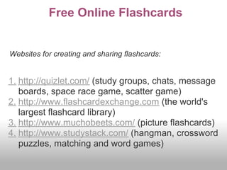 ICT Tools for Teaching Vocabulary