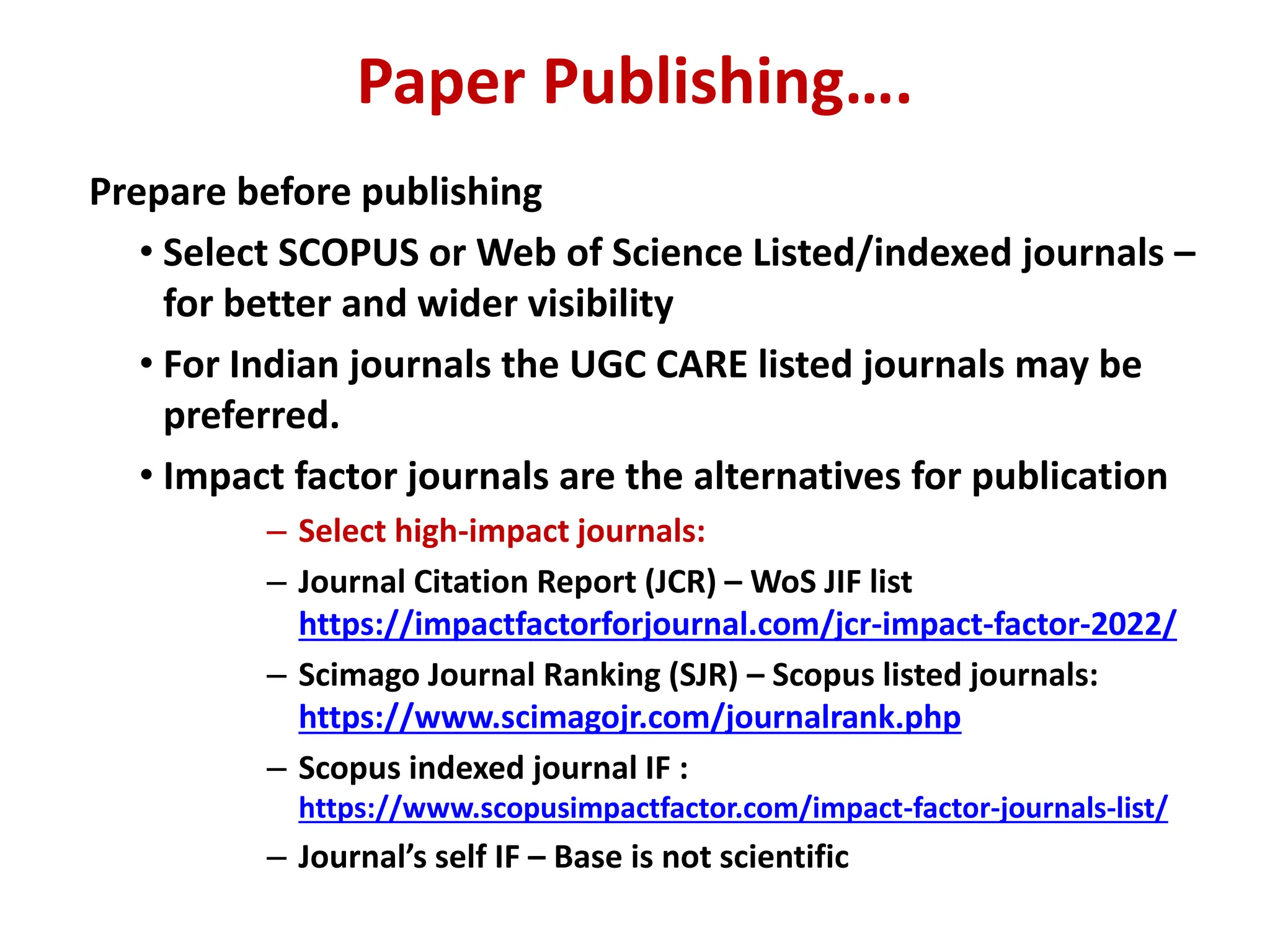 ICT Tools For Research Publication PPT pptx