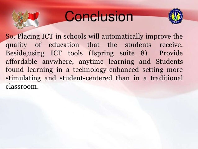 conclusion of ict assignment