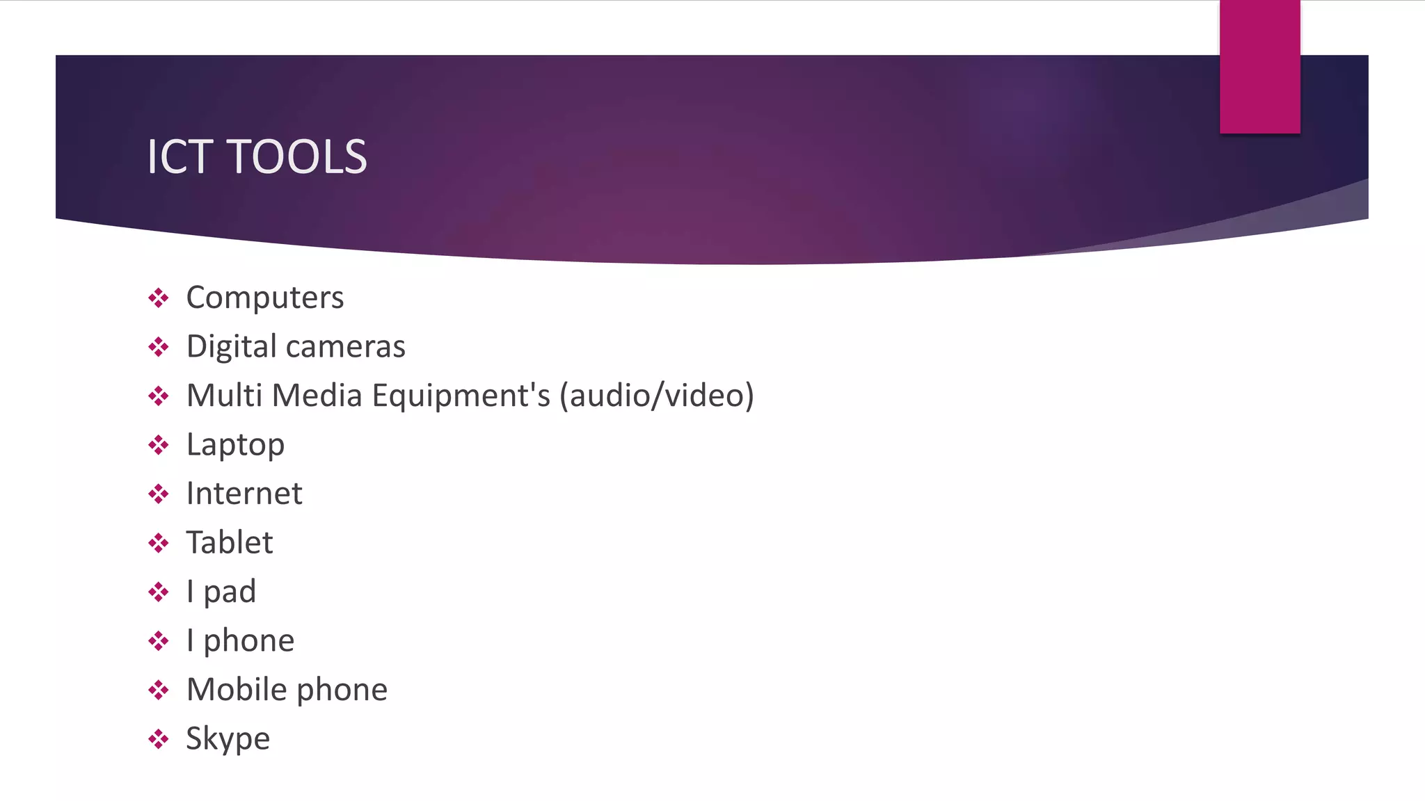 Ict tools used in education new | PPT
