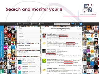 Search and monitor your #

 