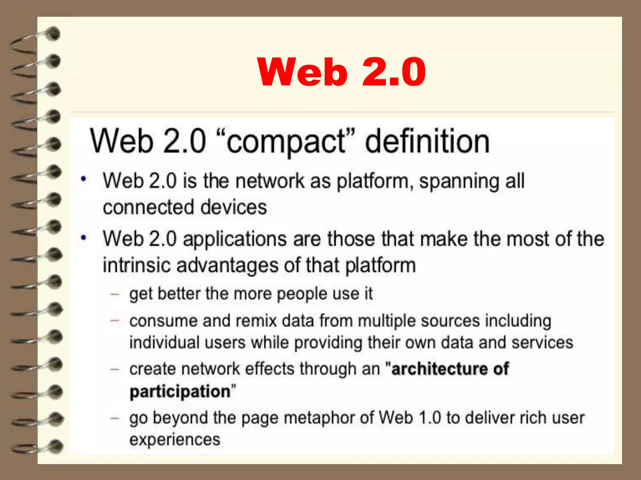 Web 2.0
 