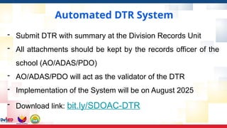 Updates on the Document Tracking System. | PPTX