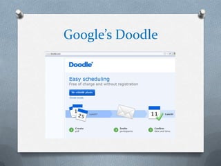 Google’s Doodle
 