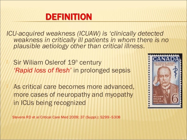ICU Acquired Weakness