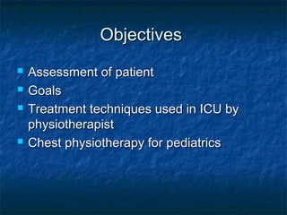 ICU management | PPT