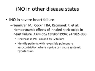 ICU Management of Pulmonary Hypertension | PPTX