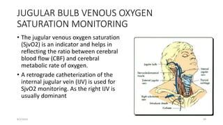 Svo2 Bja ICU management of traumatic brain injury | PPTX