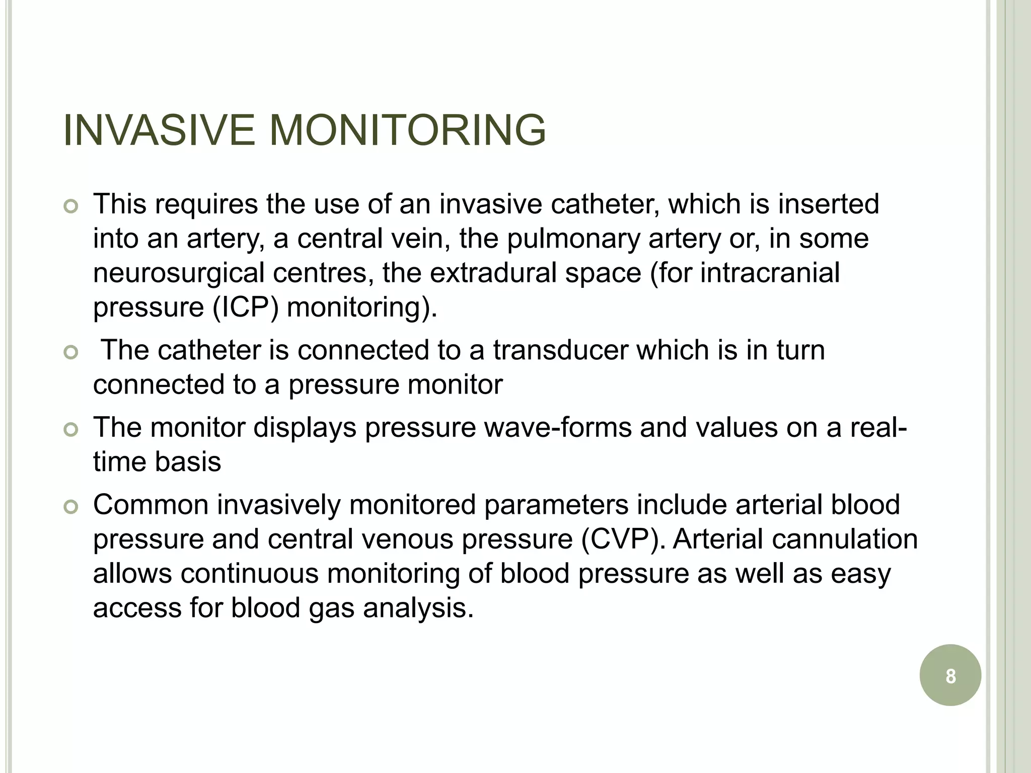 Icu monitoring | PPTX