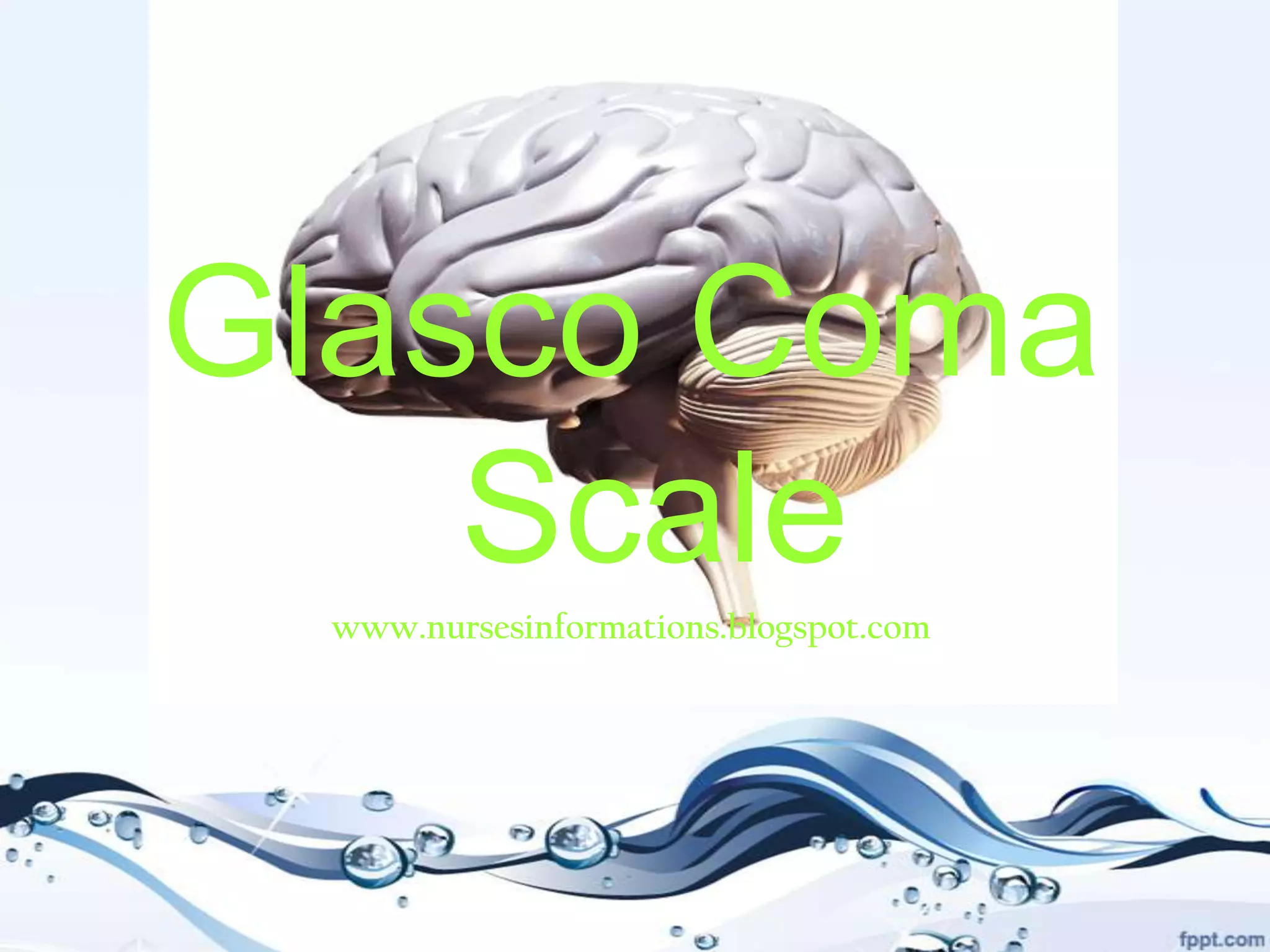 Glasco Coma
    Scale
 www.nursesinformations.blogspot.com
 