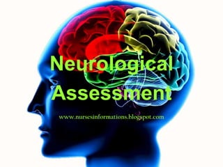 Neurological
Assessment
www.nursesinformations.blogspot.com
 