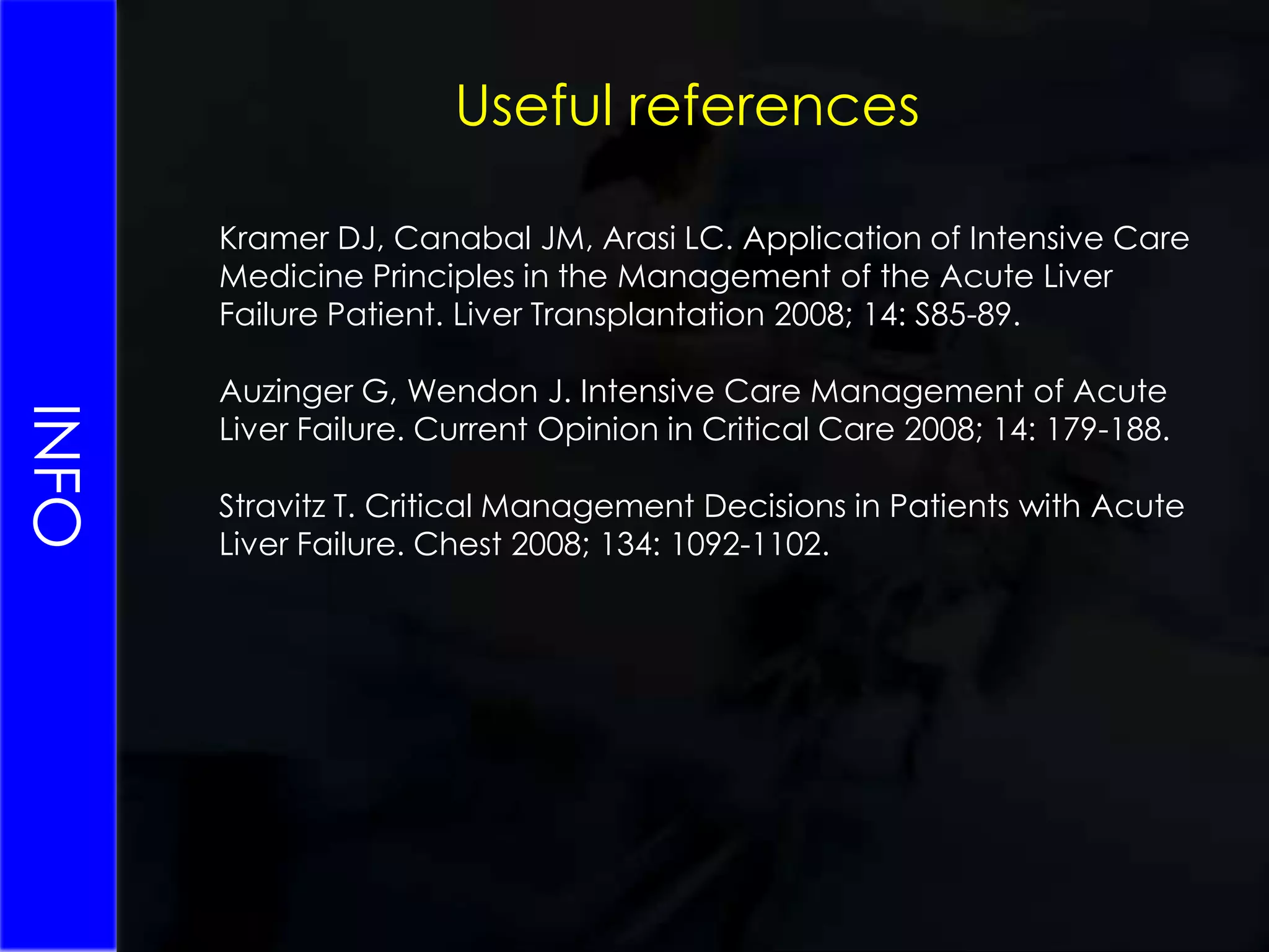 INFOAetiology based therapy