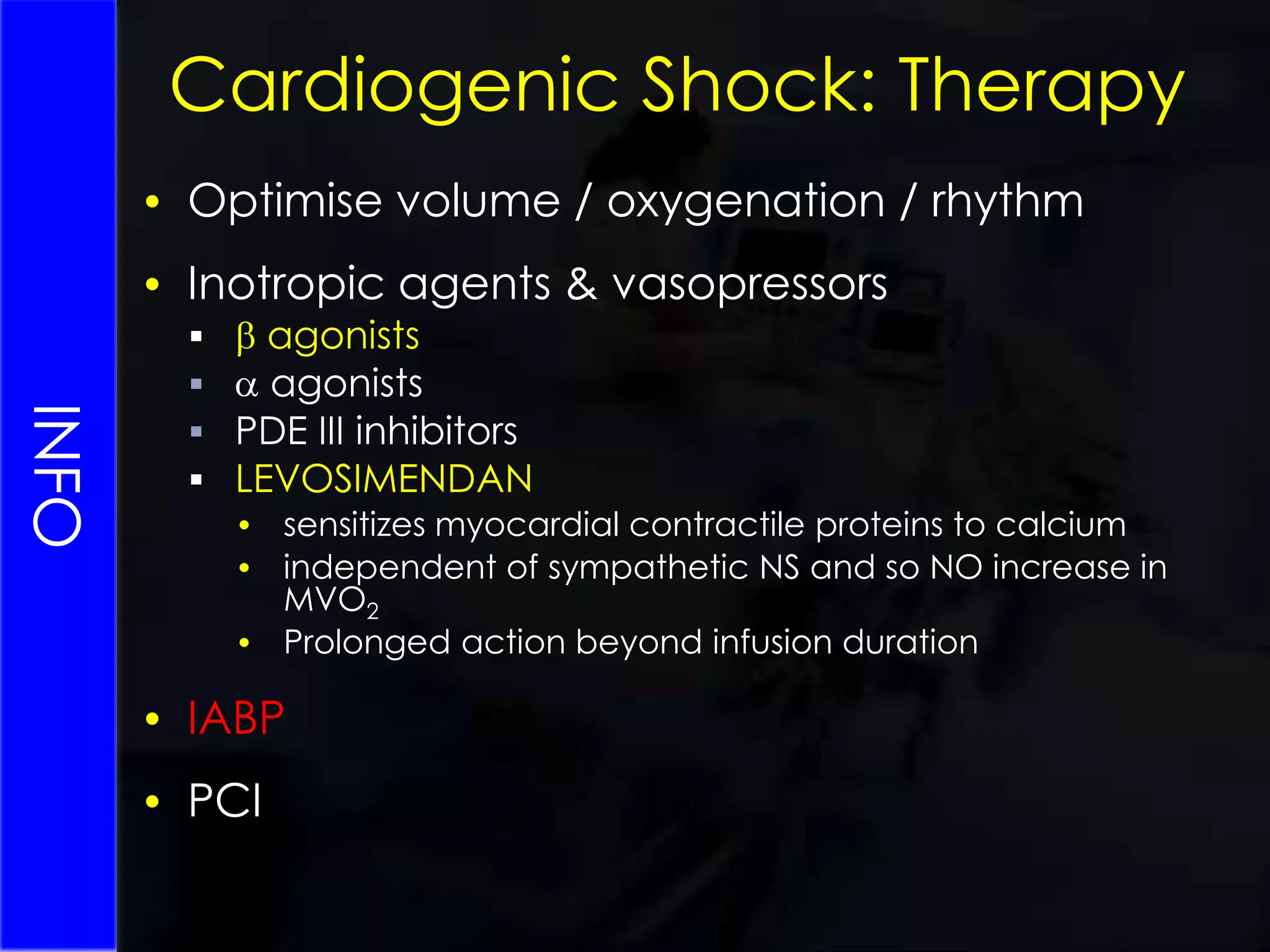 INFOCardiogenic ShockDefinition
