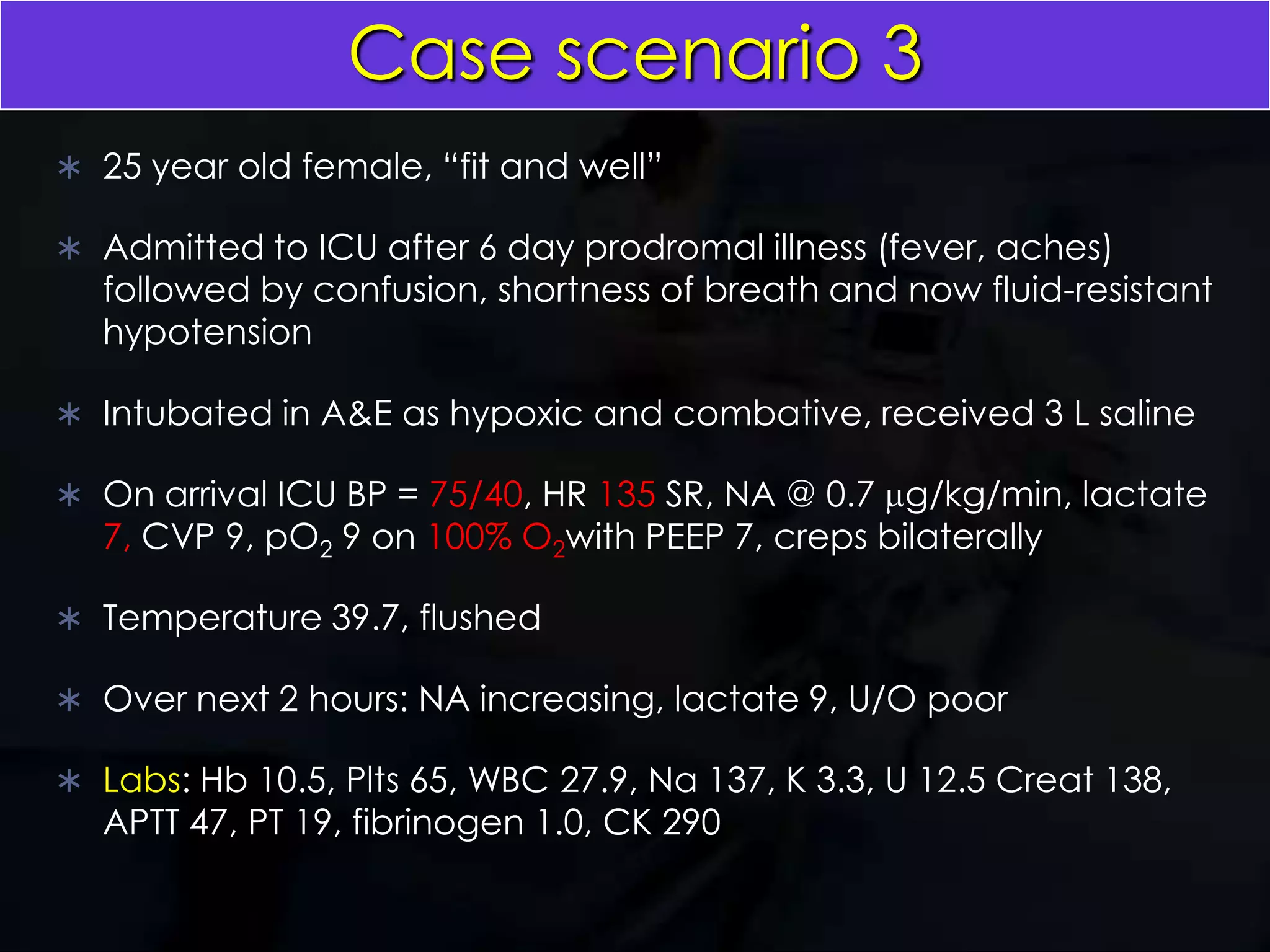  After correction of non-cardiac factorsHaemodynamic:Cardiac index < 2.2 litres/min/m2