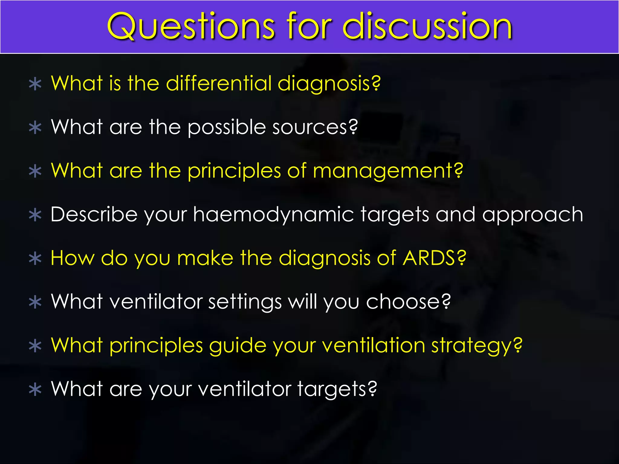  LAP/RAP > 18 mm Hg or PCWP > 16