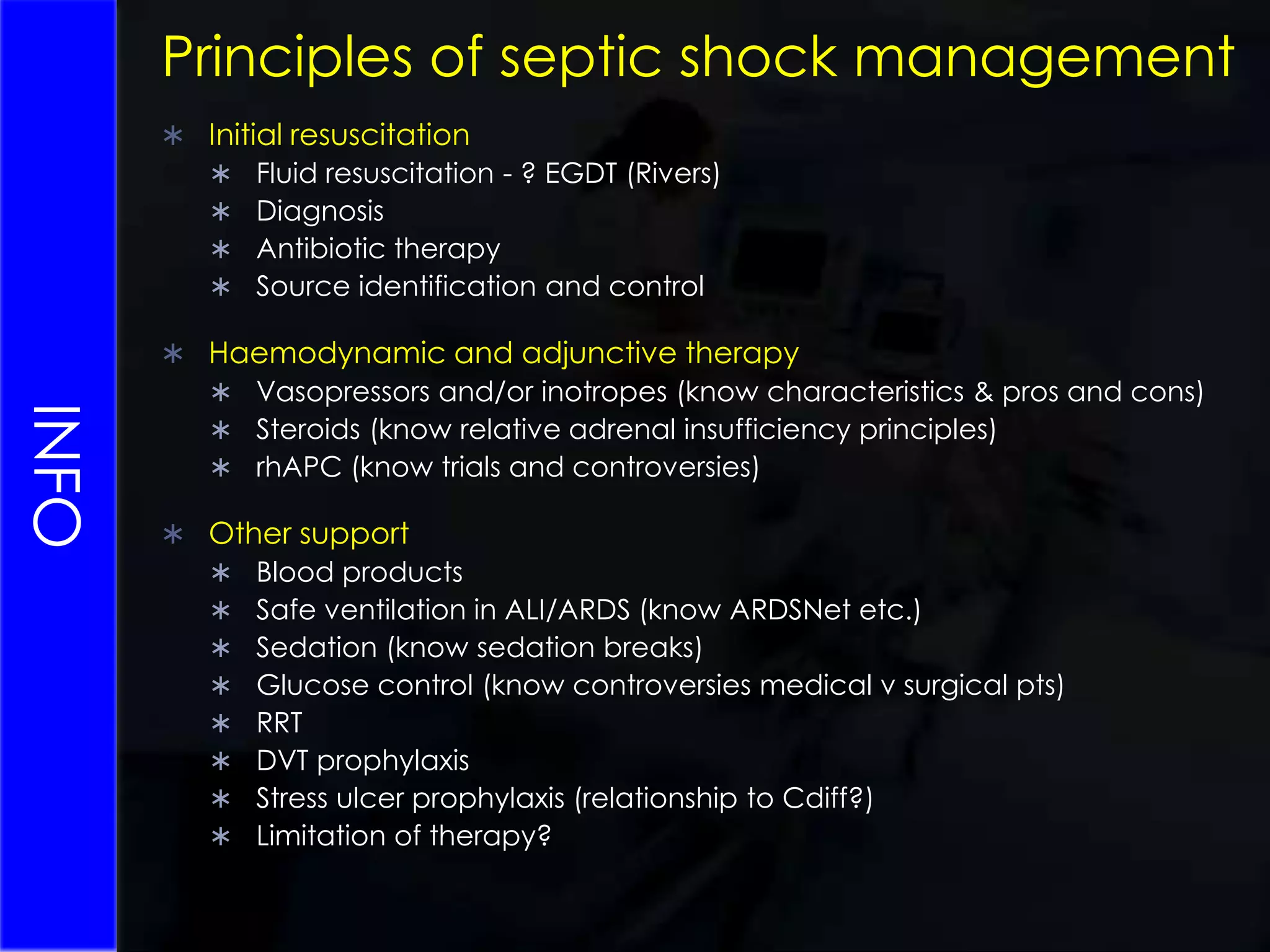  SVR > 2100 dynes-sec·cm–5INFOIncidence & Mortality[1] The CREATE-ECLA Trial Group. Effect of glucose-insulin-potassium infusion on mortality in patients with acute ST-segment elevation myocardial infarction: the CREATE-ECLA Randomized Controlled Trial. JAMA 2005; 293: 437–446.[2] Babaev A, Frederick PD, Pasta DJ, et al. Trends in management and outcomes of patients with acute myocardial infarction complicated by cardiogenic shock. JAMA 2005; 294:448–454.[3] Jeger RV, Harkness SM, Ramanathan K, et al. Emergency revascularization in patients with cardiogenic shock on admission: a report from the SHOCK trial and registry. Eur Heart J 2006; 27:664–670.[4] Chen ZM, Pan HC, Chen YP, et al. Early intravenous then oral metoprolol in 45,852 patients with acute myocardial infarction: randomized placebo controlled trial. Lancet 2005; 366:1622–1632.