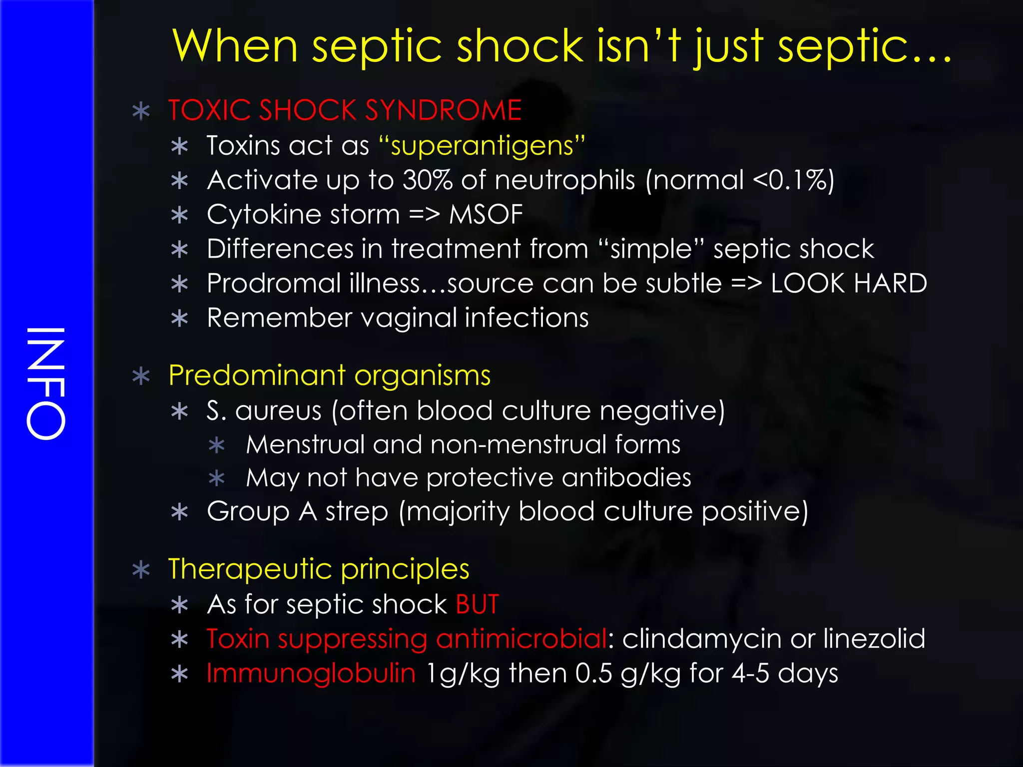 INFOEcho indicators of mortality