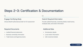What is ICV Certificate Dubai, UAE and How to Get It? Step-by-Step ...