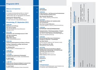 Programm 2012                                               	




                                                                                                                                                                                                                                                                                                                                                                                                                                                                                                                                                                                                                                                                                                                                                                                                                                                                                                                                                                                                                                                                                                                                            (Nr.: . . . . . . . . . . . . . . . . . . . . . . . . . . . . . . . . . . . . . . . . . . . . . . . . . . . . . . . . . . . . )
                                                                                                                                                                                                                                                                                                                                                                                                                                                                                                                                                                                                                                                                                                                                                                                                                                                                                                                                                                                                                               o Schaffler Verlag Vorteilskarten InhaberIn




                                                                                                                                                                                                                                                                                                                                                                                                                                                                                                                                                                                                                                                                                                                                                                                                                                                                                                                                                                                                                                                                                                                                                                                                                                                                                                                                                                                                                                                                                                                                                                                                                                                                                                                                                                                                                                                                                                                                                                  ...............................................................
                                                                                                                                                                                                                                                                                                                                                                                                                                                                                                                                                                                Ermäßigte Teilnahmegebühr EUR 215,–
                                                                                                                                                                          Fax: +43 (0) 7252 587 9300 | Online-Anmeldung auf www.cchc.at unter Veranstaltungen | Bitte leserlich und in BLOCKSCHRIFT ausfüllen.	
  	                                                                    >>	    12.30 Uhr	




                                                                                                                                                                                                                                                                                                                                                                                                                                                                                                                                                                                                                                                                                                                                                                                                                                                      o ICV         o ÖCI        o A3CP
         Mittwoch, 26. September




                                                                                                                                                                                                                                                                                                                                                                                                                                                                                                                                                                                                                                                                                                                                                                                                                                                                                                                                                                                                                                                                                                                                                                                                                                                                                                                                                                                                             …… StudentInnenpreis EUR 150,–
                                                                     	        Mittagessen*
  >> 	   Warm Up




                                                                                                                                                                                                                                                                                                                  Teilnahmegebühr 	
                                                                       >> 	   13.30 Uhr
	        Am Vorabend der Veranstaltung findet um 19.00 Uhr	          	        X-Ray Economics – Die Ökonomie des Krankenhauses	
 	       ein gemeinsames Warm Up in der Gastwirtschaft 	 	           	        in einem Planspiel verstehen lernen
	        „Martinschlössl“ statt. (Im Tagungspreis nicht enthalten)
                                                                     	        Mag. Sebastian Eger-Mraulik




                                                                                                                                                                                                                                                                                                                                      (bitte ankreuzen)
	        Gastwirtschaft „Martinschlössl“




                                                                                                                                                                                                                                                                                                                                                                                                                                                                                                     oo EUR 265,–
                                                                     	        palum - training, coaching, beratung (Graz)
	        Martinstraße 18, 1180 Wien, Österreich




                                                                                                                                                                                                                                                                                                                                                                                                                                                                                                                                                                                                                                                                                                                                                                                                                                                                                                                                                                                                                                                                                                                                                                                                                                                                                                                                                                                                                                                                                                                                                                                                                                                                                                                                                                                                                                                                                                                                                               Unterschrift:
	        T: +43 (0) 1 40 55 441, I: www.martinschloessl.at             >> 	   14.10 Uhr
                                                                     	        Effektivität und Effizienz der Qualitätsmodelle 	
    	    Donnerstag, 27. September 2012                              	        aus Controllersicht




                                                                                                                                                                                                                                                                                                                                                                                                                                                                                                                                                                                	
                                                                                                                                                                                                                                                                                                                                                                                                                                                                                                                                                                                                                                                                                                                                                                                                                                                      	
                                                                                                                                                                                                                                                                                                                                                                                                                                                                                                                                                                                                                                                                                                                                                                                                                                                                                                                                                                                                                               	
                                                                                                                                                                                                                                                                                                                                                                                                                                                                                                                                                                                                                                                                                                                                                                                                                                                                                                                                                                                                                                                                                                                                            	
                                                                     	        Univ.-Prof. Dr. Guido Offermanns
  >> 	   09.00 Uhr                                                   	        Universität Klagenfurt, Institut für Unternehmensführung
	        Begrüßung und Eröffnung




                                                                                                                                                                                                                                                                                                                                                                                                                                                                                                                                                                                                                                                                                                                                                                                                                                                                                                                                                                                                                                                                                                                                                                                                                                                                                                                                                                                                                                                                                                                                                                                                                                                                                                                                                                                                                                                                                                                                                                                                            ................................................................................................................................ ......................................
                                                                                                                                                                                                                                                                                                                                                                                                                                                                                                                                                                                                                                                                                                                                                                                                                                                                                                                                                                                                                                                                             ............................................................................................................................................................................
                                                                                                                                                                                                                                                                                                                                                                                                                                                                                                                    Organisation: . . . . . . . . . . . . . . . . . . . . . . . . . . . . . . . . . . . . . . . . . . . . . . . . . . . . . . . . . . . . . . . . . . . . . . . . . . . . . . . . . . . . . . . . . . . . . . . . . . . . . . . . . . . . . . . . . . . . . . . . . . . . . . . . . . . . . . . . . . . . . . . . . . . . . . . . .




                                                                                                                                                                                                                                                                                                                                                                                                                                                                                                                                                                                                                                                                                                                                                                                                                                                                                                                                                                                                                                                                                                                                                                                                                                                                                                                                                                                                                                                   PLZ & Ort: . . . . . . . . . . . . . . . . . . . . . . . . . . . . . . . . . . . . . . . . . . . . . . . . . . . . . . . . . . . . . . . . . . . . . . . . . . . . . . . . . . . . . . . . . . . . . . . . . . . . . . . . . . . . . . . . . . . . . . . . . . . . . . . . . . . . . . . . . . . . . . . . . . . . . . . . . . . . .
                                                                                                                                                                                                                                                                                                                                                                                                                                                                                                                                                                                                                                                                                                                                                                                                                                                                            ................................................................................................................................................




                                                                                                                                                                                                                                                                                                                                                                                                                                                                                                                                                                                                                                                                                                                                                                                                                                                                                                                                                                                                                                                                                                                                                                                                                                                                                                                                                                                                                                                                                                                                                                                                                                                                                                                                                                                           .................................................................................................................................................................
                                                                                                                                                                                                                                                                                                                                                                                                                                                                                                                                                                                                                                                                                                                                                                                                                                                                                                                                                                                                                                                                                                                                                                                                                                                                               .................................................................................................................................................................
                                                                                                                                                                                                                                                                                                                                                          ... .....................................................................
	        DDr. Dietmar Ranftler                                         >> 	   14.50 Uhr
	        Leiter des Arbeitskreises Gesundheitswesen                  	        Kaffeepause* UND Buchpräsentation
	        Österreich im ICV
                                                                     	        Buchpräsentation: “Patientenperspektive”, “Prozess- 	
  >> 	   09.10 Uhr                                                   	        und Ressourcensteuerung im Gesundheitswesen”	
	        Neudefinition des Controllingprozesses im KAV               	        Univ.-Prof. Dr. Guido Offermanns (Universität Klagenfurt, 	
                                                                     	        Institut für Unternehmensführung)
	        OAR Werner Steinböck
	        Mag. Agnes Frey                                               >> 	   15.30 Uhr
	        MMag. René Lambert                                          	        Herausforderung Steuerung im Krankenhaus - 	
	        Wiener Krankenanstaltenverbund                              	        Lösungen für Österreich - Praxisbeispiel




                                                                                                                                            Anmeldung zur Veranstaltung

                                                                                                                                                                                                                                                                                                                    Nachname
  >> 	   09.50 Uhr                                                   	        Ing. Dieter Reichel 	
	        Integrierte Abteilungsplanung auf Basis Co-Planner          	        Account Executive Healthcare SAP Österreich GmbH

	        DI Jürgen Tiefenbacher und Mag. Gerd Kovarik                	        Mag. Jörg Michael Telle, MBA




                                                                                                                                                                                                                                                                                                                                                          . . . . . . . . . . . . . . . . . . . . . . . . . . . . . . . . . . . . . . . . . . . . . . . . . . . . . . . . . . . . . . . . . . . .	
	        NÖ Landeskliniken Holding                                   	        Geschäftsführer Xantas GesmbH

	        Dr. Wolfgang Klein                                            >> 	   16.10 Uhr	
	        Valemus Handels- und Beratungsges.m.b.H                     	        Arbeiten Österreichs Krankenhäuser effizient? 	
                                                                     	        Identifizierung von Steuerungs- und Optimierungs-	
  >> 	   10.30 Uhr                                                   	        potentialen durch Benchmarking
	        Kaffeepause*




                                                                                                                                                                                                                                                                                                                    	
                                                                     	        Mag. Josef Essl, KPMG Österreich
  >> 	   11.10 Uhr                                                   	        Stefan Friedrich, KPMG Deutschland
	        Controlling des medizinischen Sachbedarfs 	
	        am Beispiel deutscher und österr. Universitätskliniken        >> 	   16.50 Uhr




                                                                                                                                                                                                                                                                                                                    Vorname	
	        Dr. Mirko Eggert                                            	        Schlussworte
	        Lohfert & Lohfert AG
                                                                       >> 	   17.00 Uhr




                                                                                                                                                                                                                                                                                                                                                                                                                                                                                                                                                                                                                                                                                                                                                                                                                                                                     Rechnungsadresse:
  >> 	   11.50 Uhr                                                   	        Ende




                                                                                                                                                                                                                                                                                                                                                          . . . . . . . . . . . . . . . . . . . .	
	        Einführung einer Business Intelligence Lösung für die 	
	        Erstellung eines zentralen Konzernreportings
                                                                     	        *) Postersession




                                                                                                                                                                                                                                                                                                                                                                                                                                                                                                                                                                                                                                                                                                                                                                                                                                                                                                                                                                                                                                                                                                                                                                                                                                                                              Straße:




                                                                                                                                                                                                                                                                                                                                                                                                                                                                                                                                                                                                                                                                                                                                                                                                                                                                                                                                                                                                                                                                                                                                                                                                                                                                                                                                                                                                                                                                                                                                                                                                                                                                                                                                                                                          E-Mail:
                                                                                                                                                                                                                                                                                                                    Titel	
	        Dr. Julia Oswald                                            	        “Controlling im Gesundheitswesen” durch Studenten des 	




                                                                                                                                                                                                                                                                                                                                                                                                                                                                                                                                                                                                                                                                                                                                                                                                                                                                                                                                                                                                                                                                                                                                                                                                                                                                                                                                                                                                                                                                                                                                                                                                                                                                                                                                                                                                                                                                                                                                                                                      Tel:
	        Konzerncontrolling Paracelsus Kliniken Deutschland          	        FH Joanneum Graz, Studiengang eHealth
 