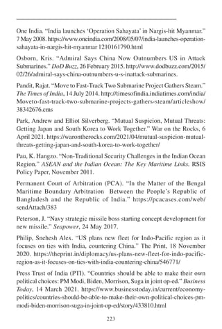Maritime Security Complexes of the Indo-Pacific Region