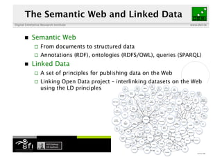 The Semantic Web and Linked Data
Digital Enterprise Research Institute                                     www.deri.ie



...