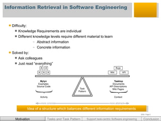 Task Pattern to support Task-centric Social Software Engineering | PPT