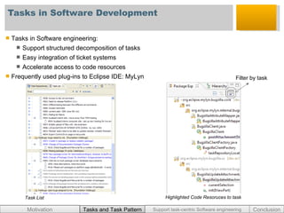 Task Pattern to support Task-centric Social Software Engineering | PPT