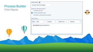 Process Builder
Child Objects
 