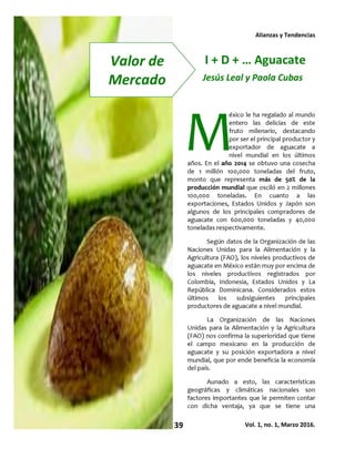 I+D+... Aguacate