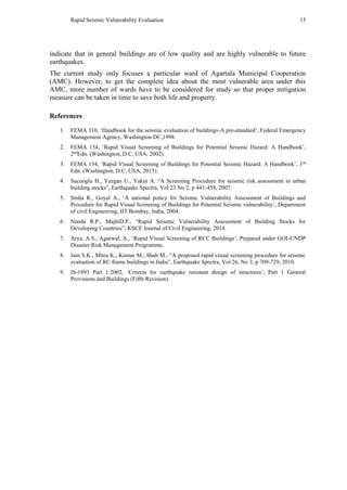 Id 165-rapid seismic vulnerability evaluation of residential buildings ...