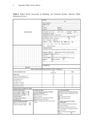 Id 165-rapid seismic vulnerability evaluation of residential buildings ...