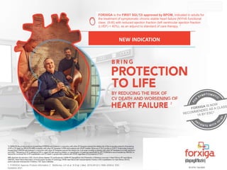 1
NEW INDICATION
ID-3774 / Oct 2023
2
FORXIGA is the FIRST SGLT2i approved by BPOM, indicated in adults for
the treatment of symptomatic chronic stable heart failure (NYHA functional
class (II-III) with reduced ejection fraction (left ventricular ejection fraction
(LVEF) < 40%), as an adjunct to standard of care therapy. 1
1. FORXIGA Approve Product Information 2 . McMurray JJV et al. N Engl J Med. 2019;381(21):1995–2008.3. ESC
Guideline 2021.
 