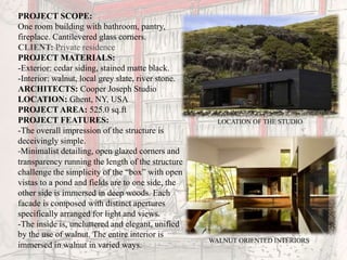 Exploring Writer's Studio Interior Design: A Prototype Case Study | PPTX