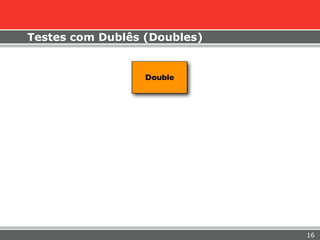 Testes com Dublês (Doubles)


                  Double




                              16
 