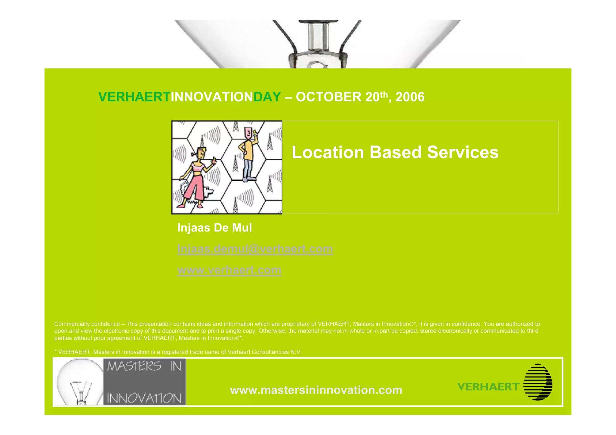 Location Based Services Verhaert