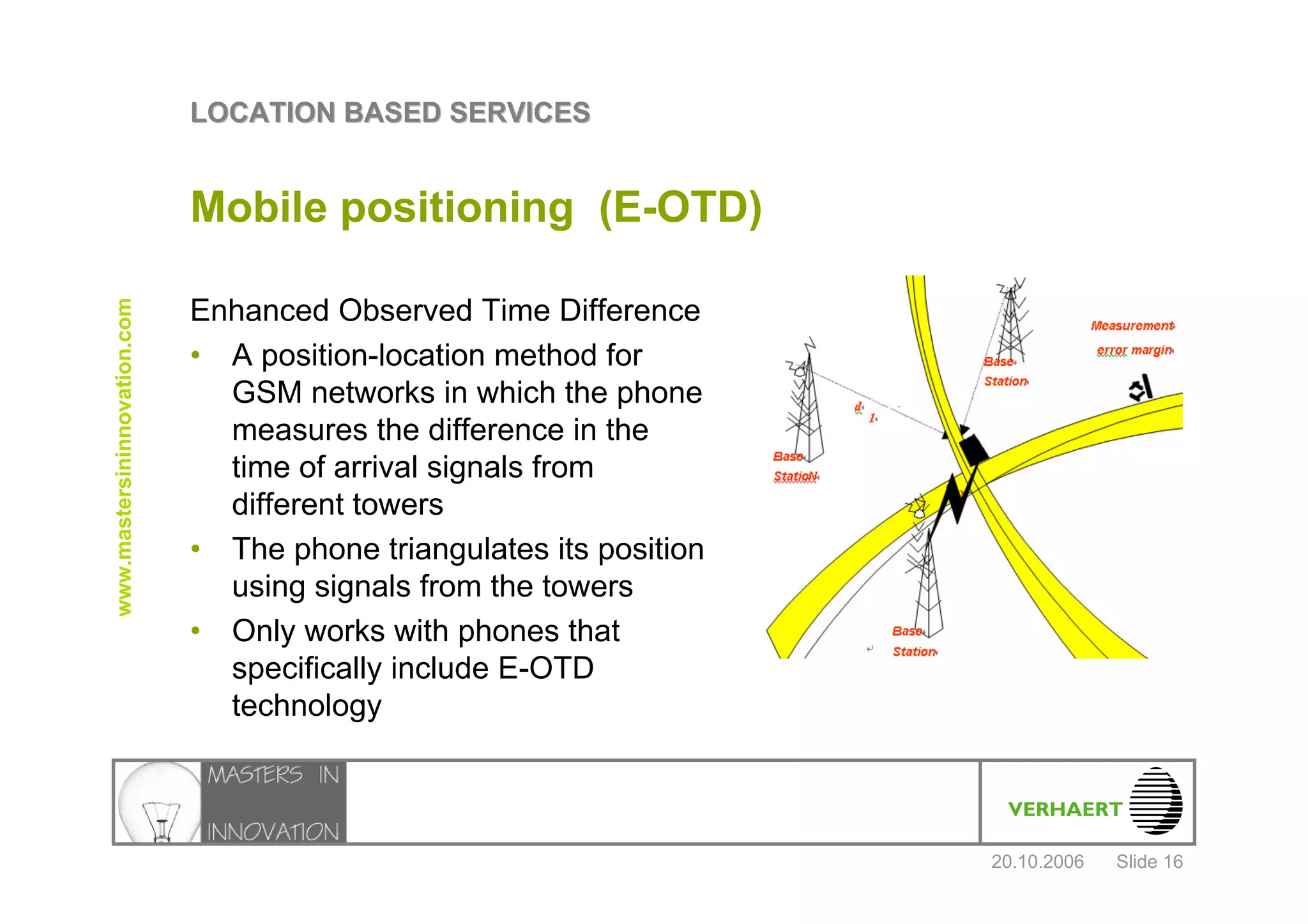 Location Based Services Verhaert