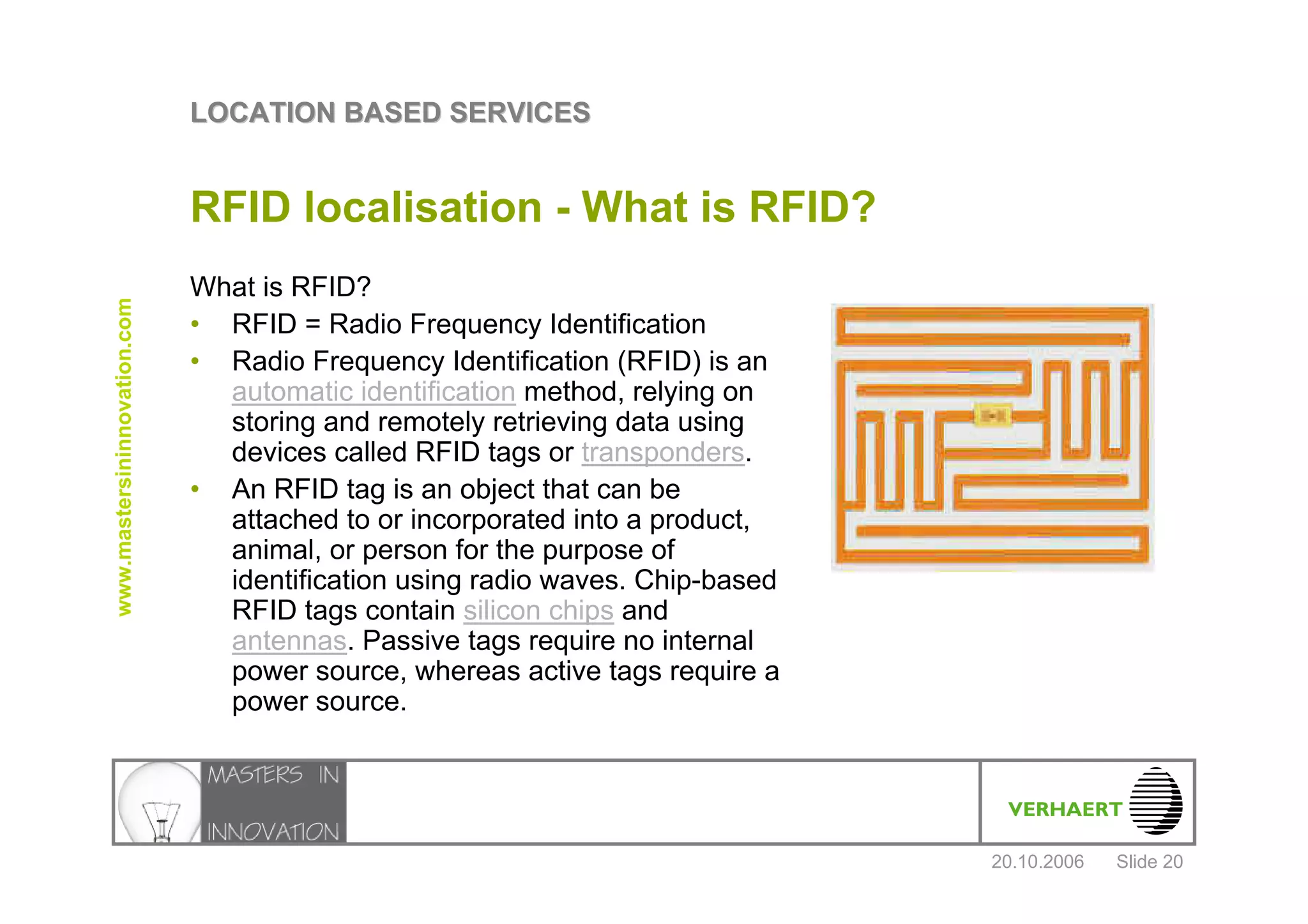 Location Based Services Verhaert